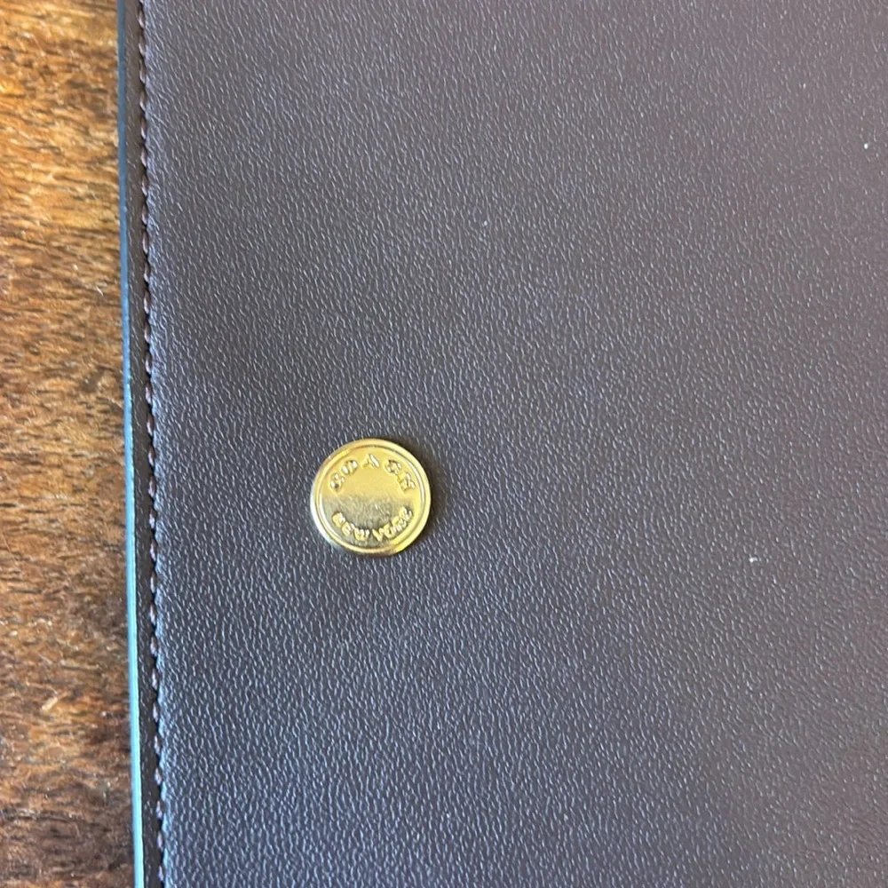 Coach Leather Brown and Black Signature C design Notebook Journal - Picture 6 of 10